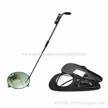 Under Vehicle Inspection Mirror with Detectable Minimum Height of 10cm and Torch